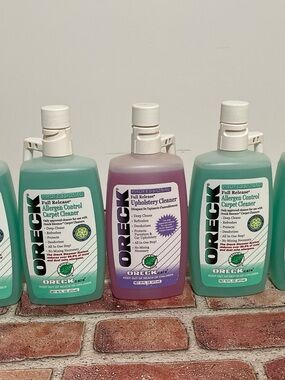 Oreck Professional Full Release Allergen Carpet & Upholstery Cleaner 16oz 5 pack